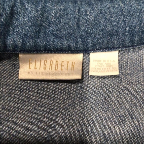 Vintage Elisabeth By Liz Claiborne Denim Jacket - Picture 5 of 7